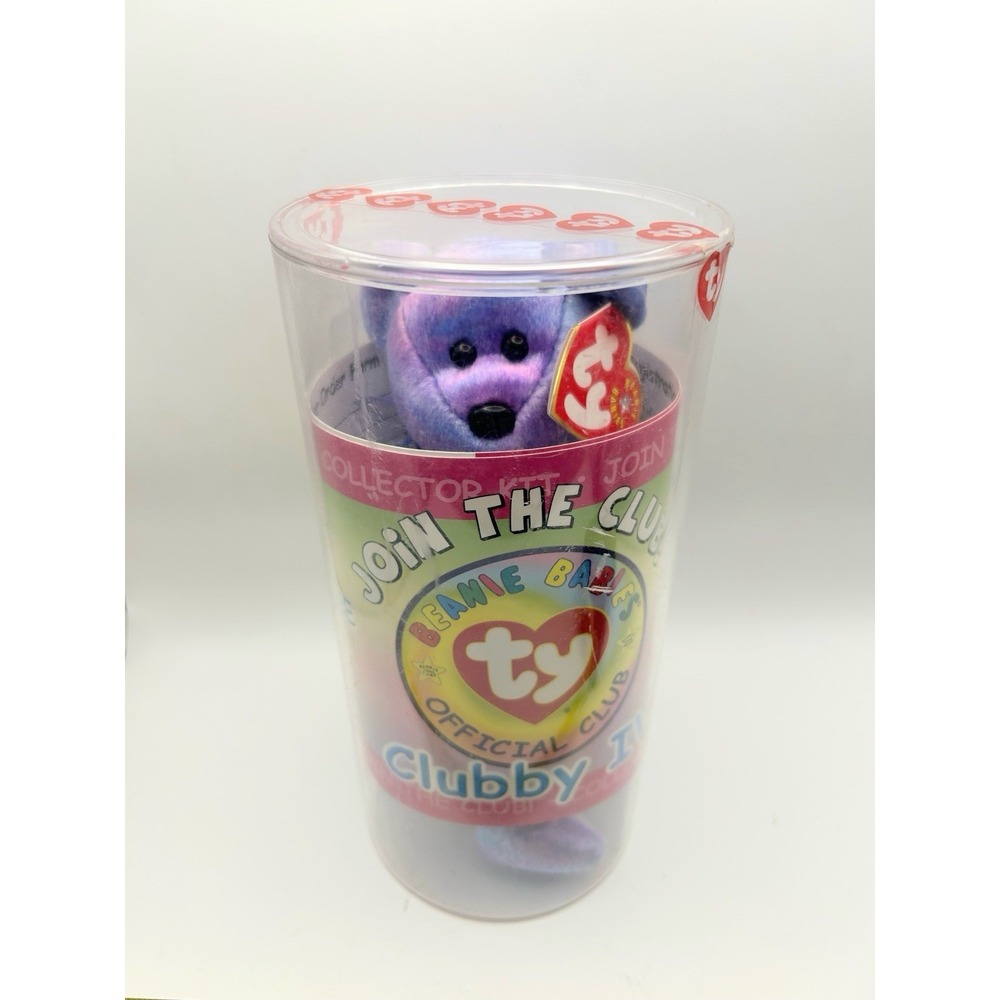 Ty Clubby IV The Bear - Beanie Babies Factory Sealed And Retired New Never Used